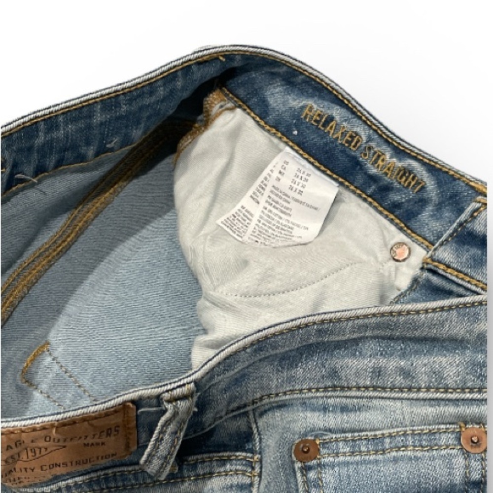 Urban Outfitters Faded Blue Straight Jeans - Picture 2 of 3